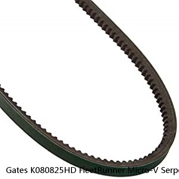 Gates K080825HD FleetRunner Micro-V Serpentine Drive Belt #1 image