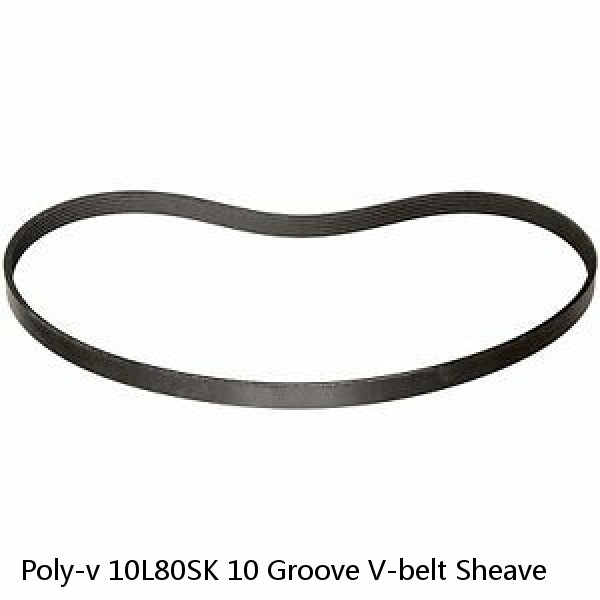 Poly-v 10L80SK 10 Groove V-belt Sheave #1 image