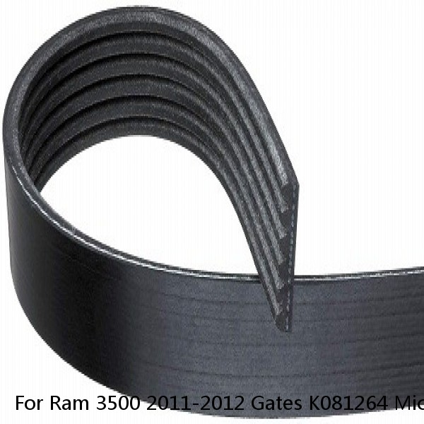 For Ram 3500 2011-2012 Gates K081264 Micro-V V-Ribbed Belt #1 image